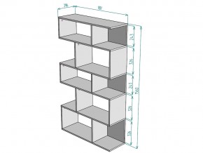 Стеллаж S5 в Симе - sim.mebel74.com | фото 3