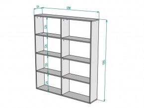 Стеллаж S91 в Симе - sim.mebel74.com | фото 3