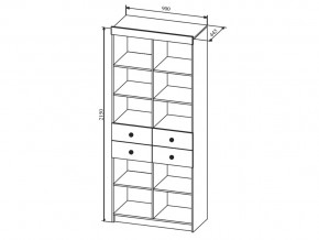 Стеллаж Сканди СД900.1 в Симе - sim.mebel74.com | фото 2