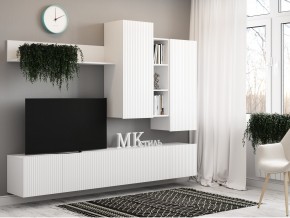 Стенка НМ-001 Сканди МДФ фасад белый в Симе - sim.mebel74.com | фото