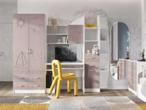 Стенка Юниор-2 Шарли pink в Симе - sim.mebel74.com | фото 1