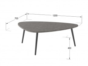 Стол журнальный Эланд серый бетон в Симе - sim.mebel74.com | фото 2