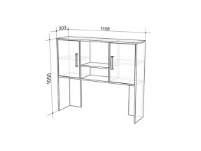 Стол компьютерный 1200 угловой Лайт-2 в Симе - sim.mebel74.com | фото 3