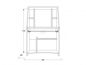 Стол компьютерный СК 3 млечный дуб в Симе - sim.mebel74.com | фото 2