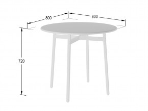 Стол обеденный Медисон белый/белый в Симе - sim.mebel74.com | фото 2