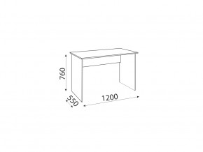 Стол прямой Дуглас модуль 16 в Симе - sim.mebel74.com | фото 2