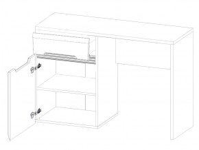 Стол туалетный S205-ТОL1D1S Ацтека белый в Симе - sim.mebel74.com | фото 2