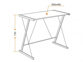 Стол WD-09 burnt в Симе - sim.mebel74.com | фото 2