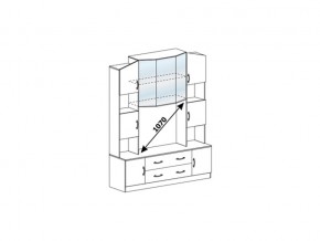 ТВ 301 центр секция в Симе - sim.mebel74.com | фото