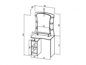 Туалетный столик Коста-Рика в Симе - sim.mebel74.com | фото 2