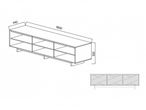 Тумба для ТВА Moderno-1800 Ф3 в Симе - sim.mebel74.com | фото 4