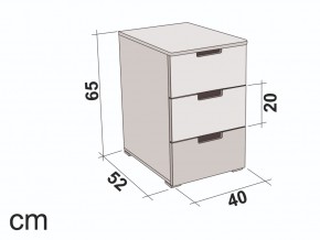 Тумба Svogen бежево-белый в Симе - sim.mebel74.com | фото 2