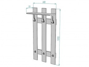 Вешалка V2 в Симе - sim.mebel74.com | фото 3