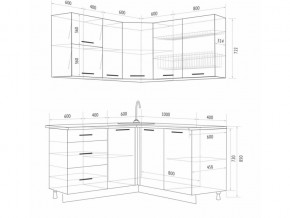 Угловой кухонный гарнитур Флоренс Грин в Симе - sim.mebel74.com | фото 4