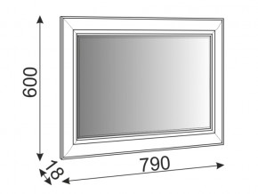 Зеркало Саванна М07 в Симе - sim.mebel74.com | фото 2